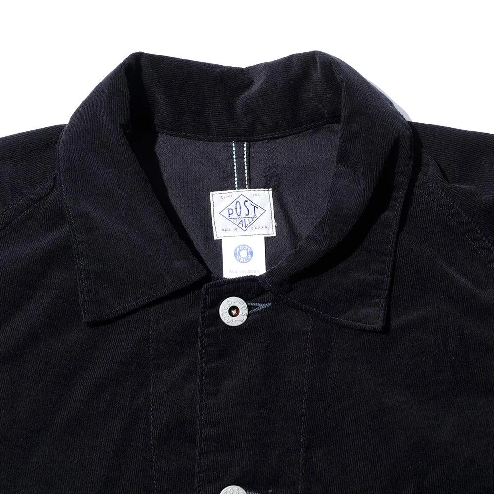 Post Overalls Post 44 Summer Corduroy Jacket Black