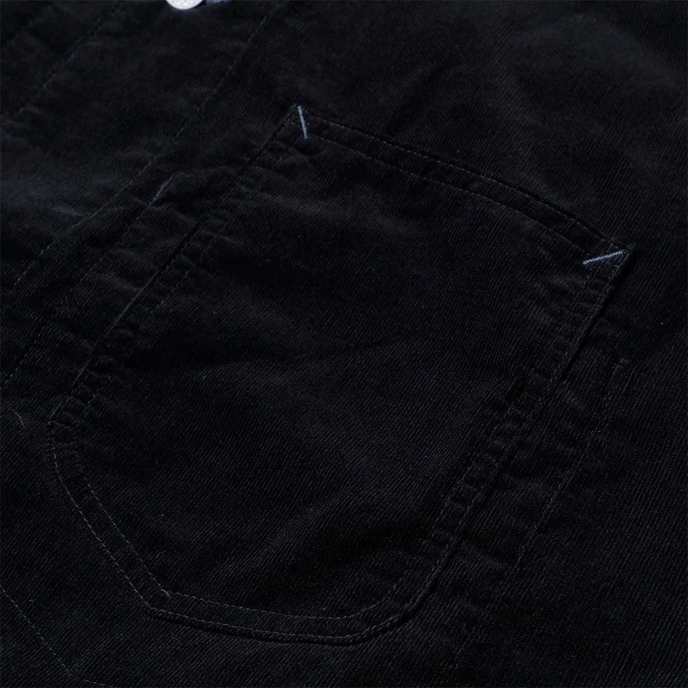 Post Overalls Post 44 Summer Corduroy Jacket Black
