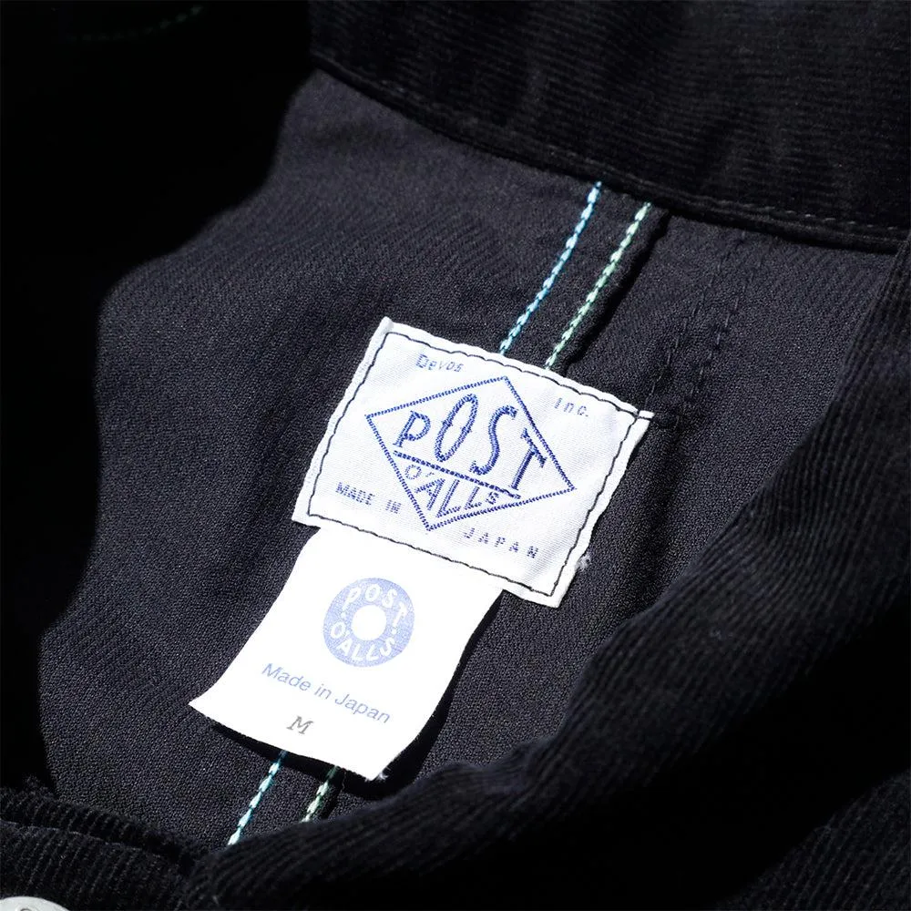 Post Overalls Post 44 Summer Corduroy Jacket Black
