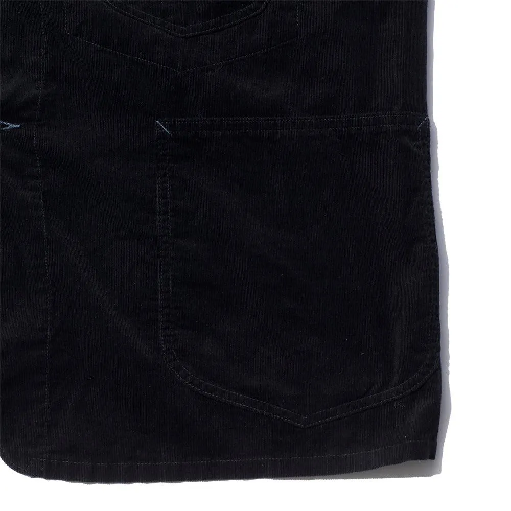 Post Overalls Post 44 Summer Corduroy Jacket Black