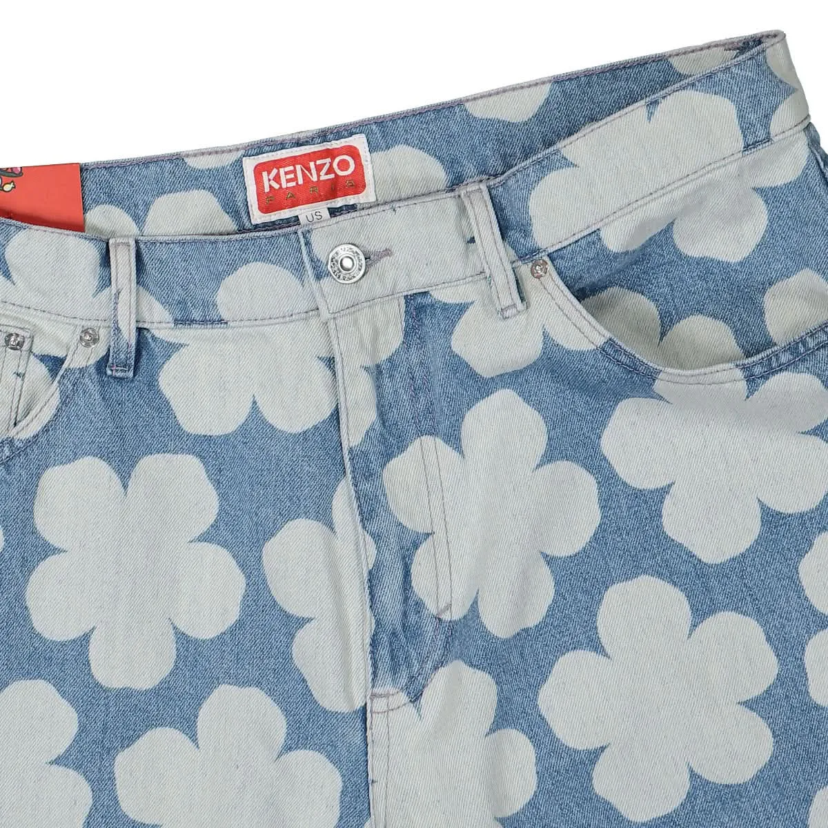 Printed Loose Fit Jeans