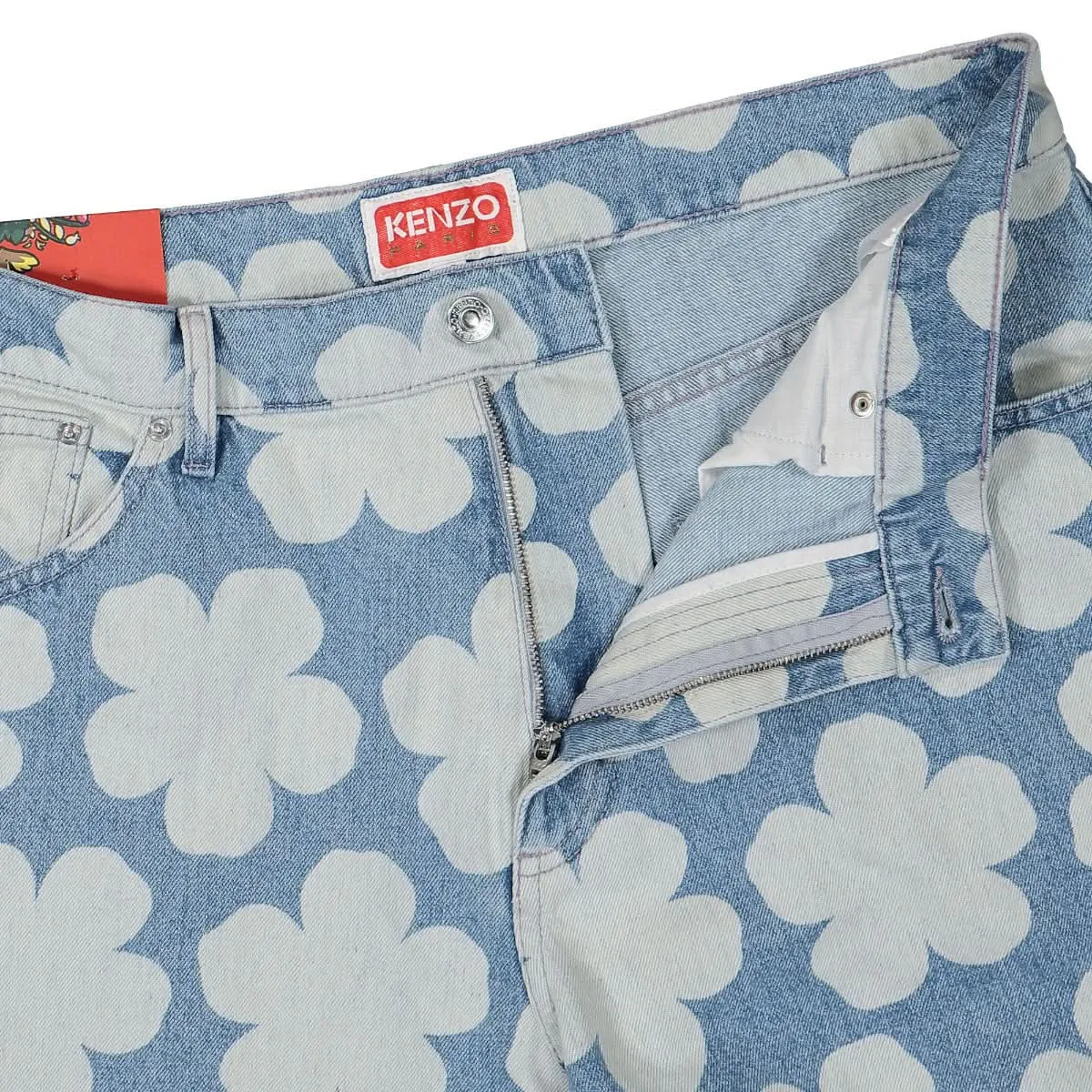 Printed Loose Fit Jeans