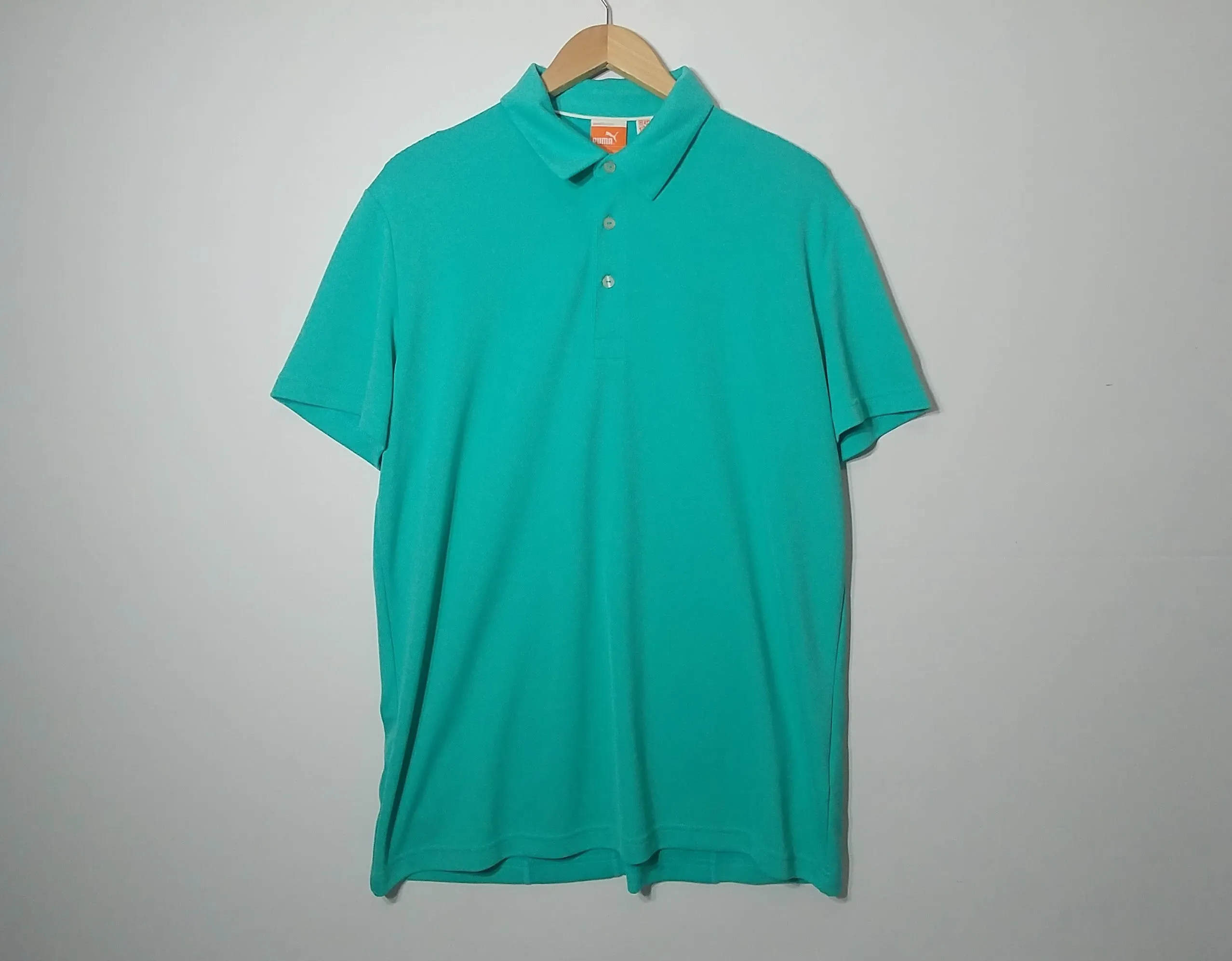 Puma Mens SS Polo Shirt - Size L - Pre-owned - 957G9Y
