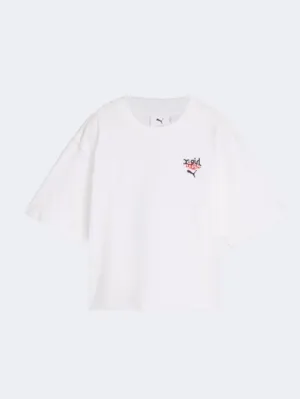 Puma X Graphic Women Lifestyle T-Shirt White