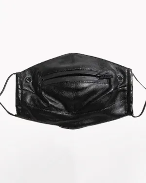 Punk Boy Zipper Leather Mask