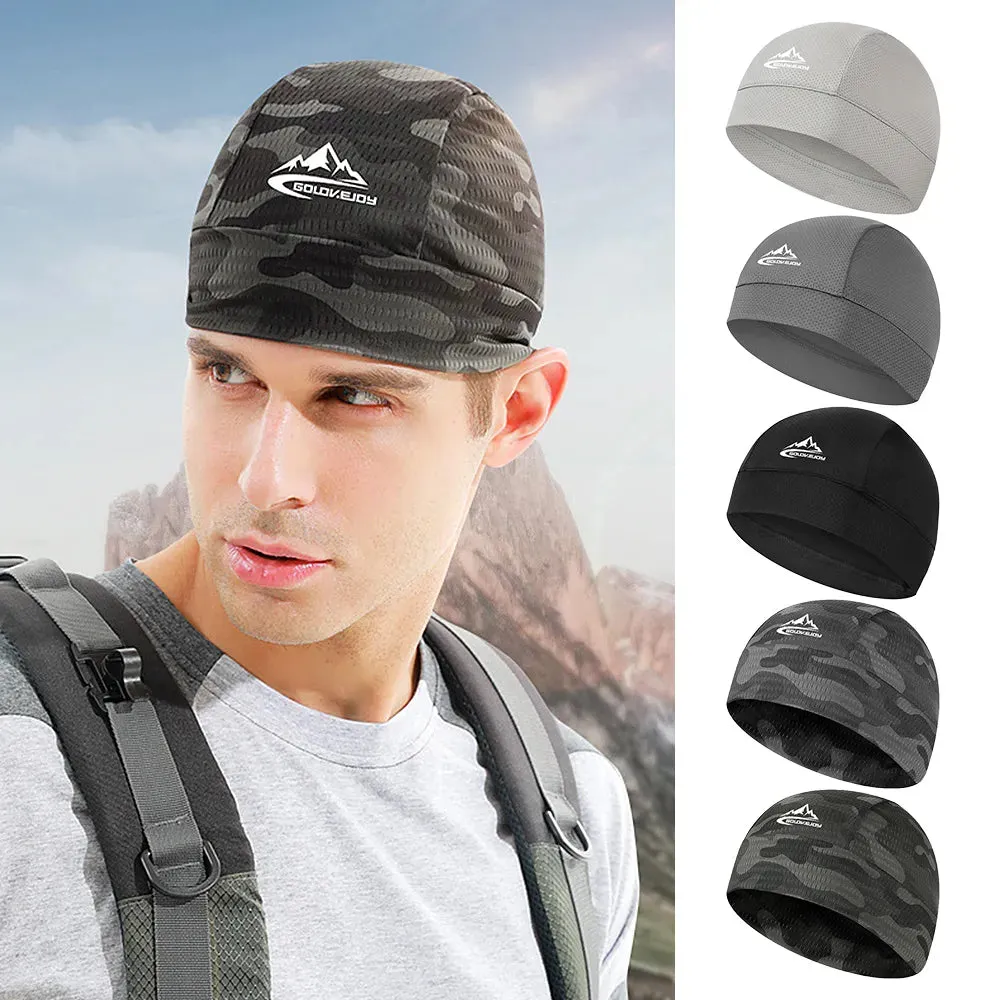 Quick Dry Cycling Cap Motorcycle Helmet Liner Bike Summer Riding Anti-sweat Hat Quick-drying Windproof Sports Cycling Cap