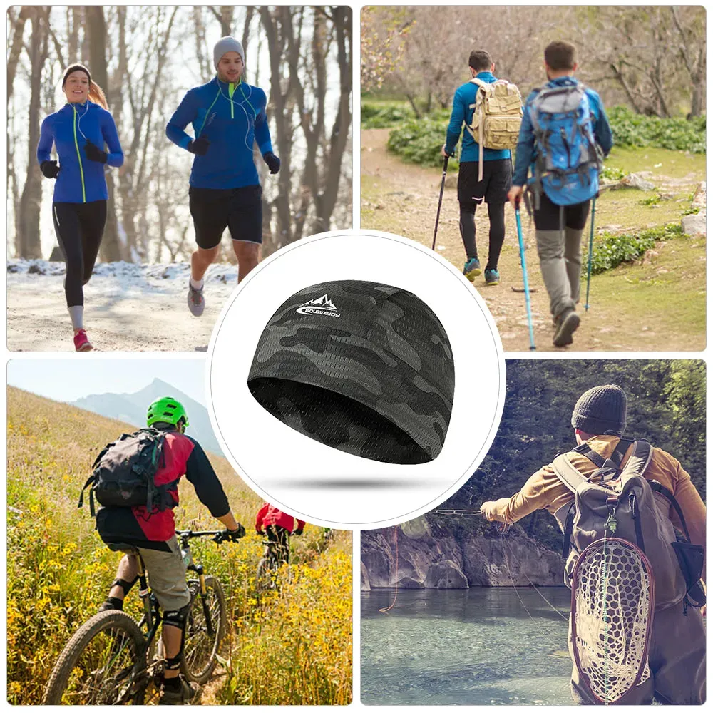 Quick Dry Cycling Cap Motorcycle Helmet Liner Bike Summer Riding Anti-sweat Hat Quick-drying Windproof Sports Cycling Cap