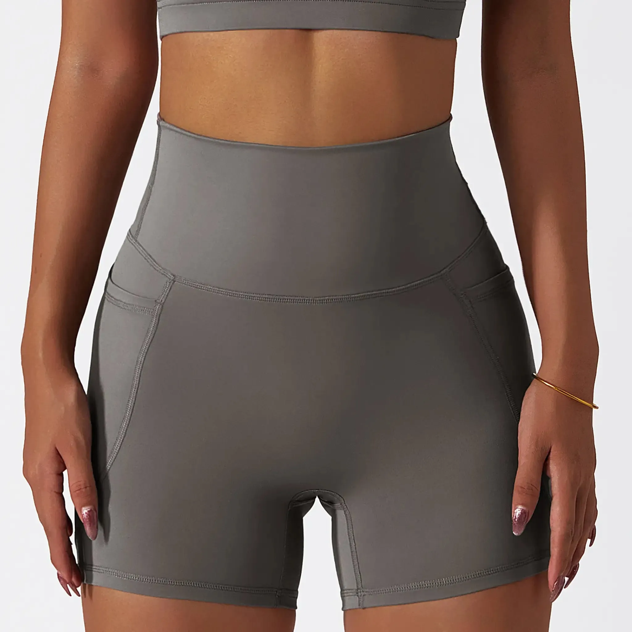 Quick-drying Tight Ice Silk Sports Shorts