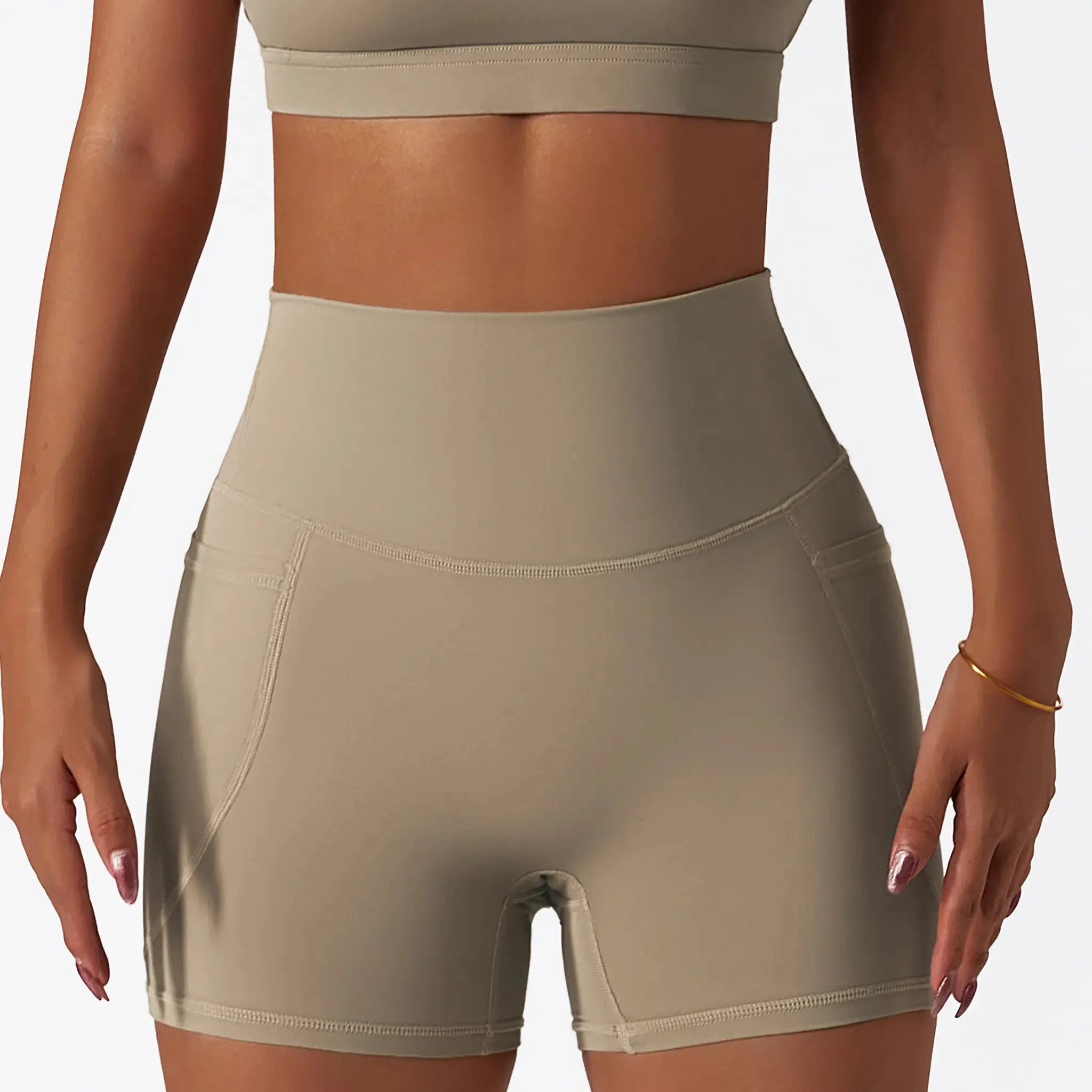 Quick-drying Tight Ice Silk Sports Shorts