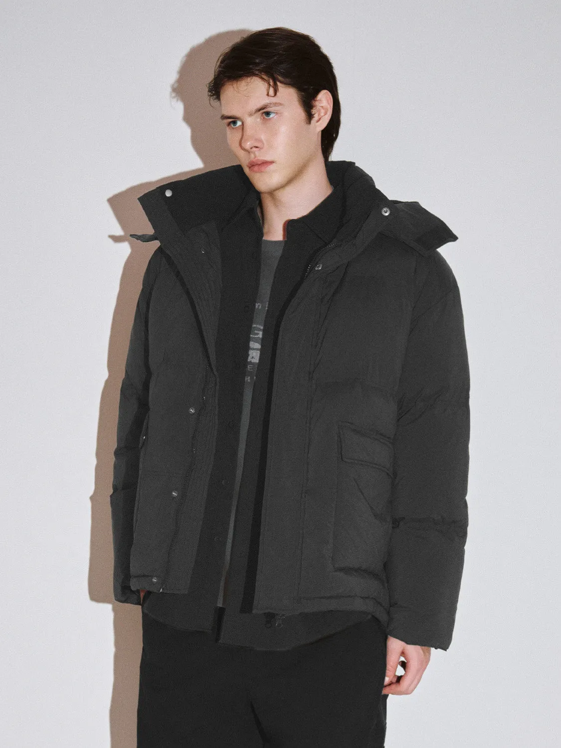 Quilted Down Outerwear Puffer Jackets