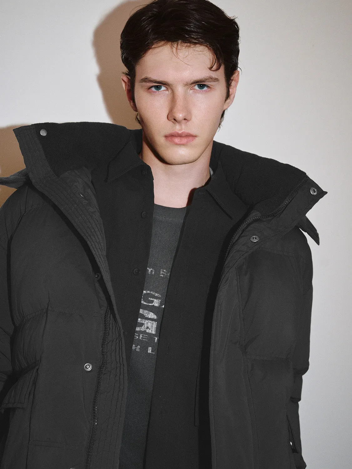 Quilted Down Outerwear Puffer Jackets