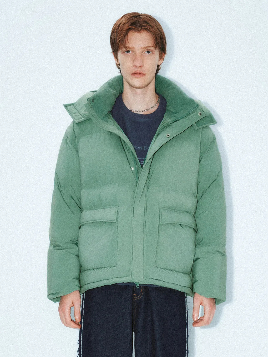 Quilted Down Outerwear Puffer Jackets