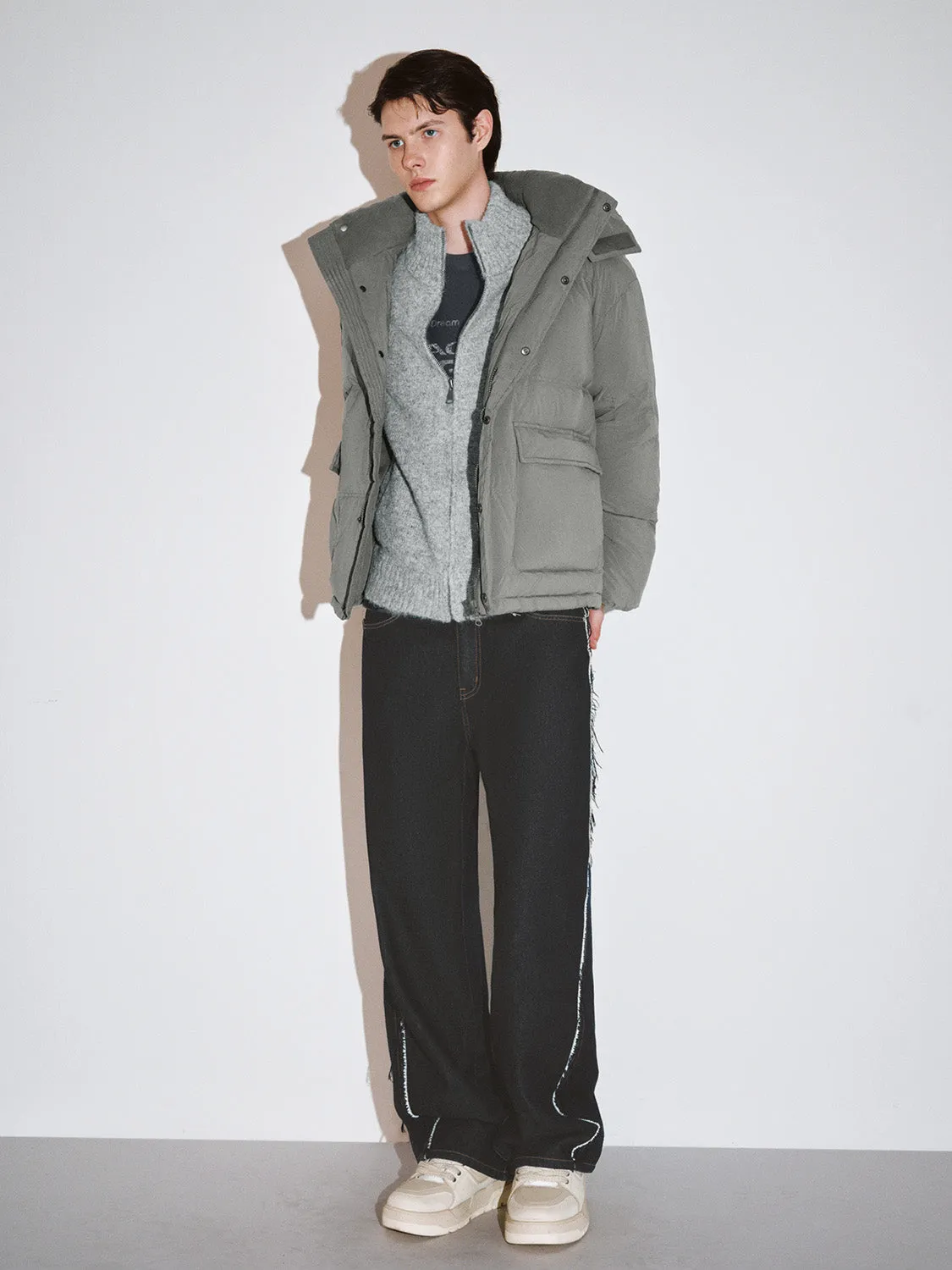 Quilted Down Outerwear Puffer Jackets