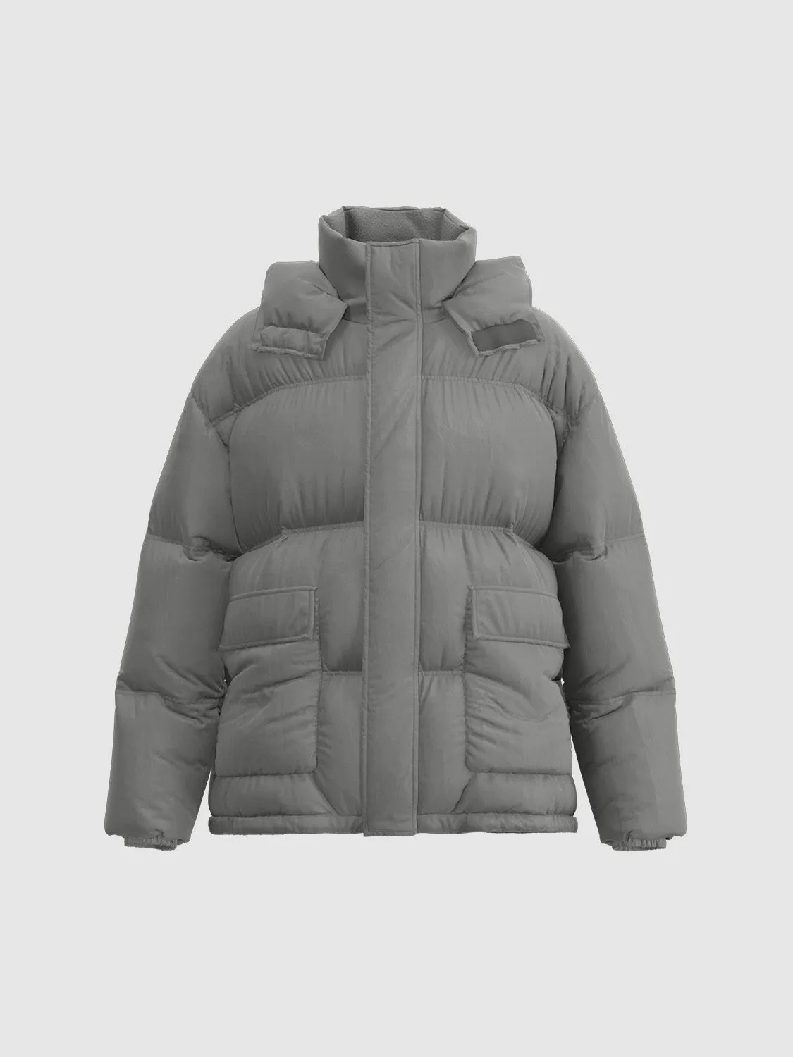 Quilted Down Outerwear Puffer Jackets