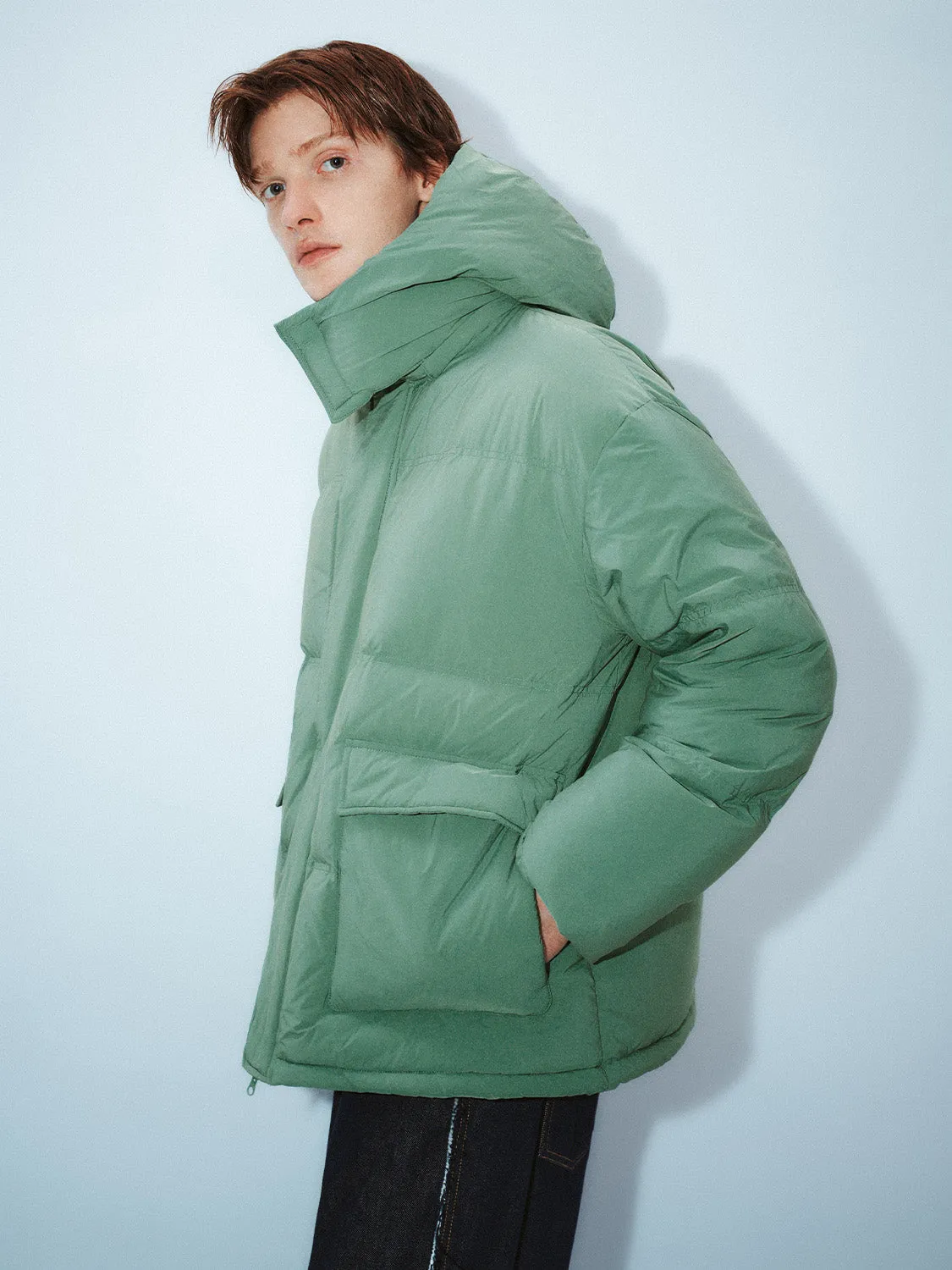 Quilted Down Outerwear Puffer Jackets