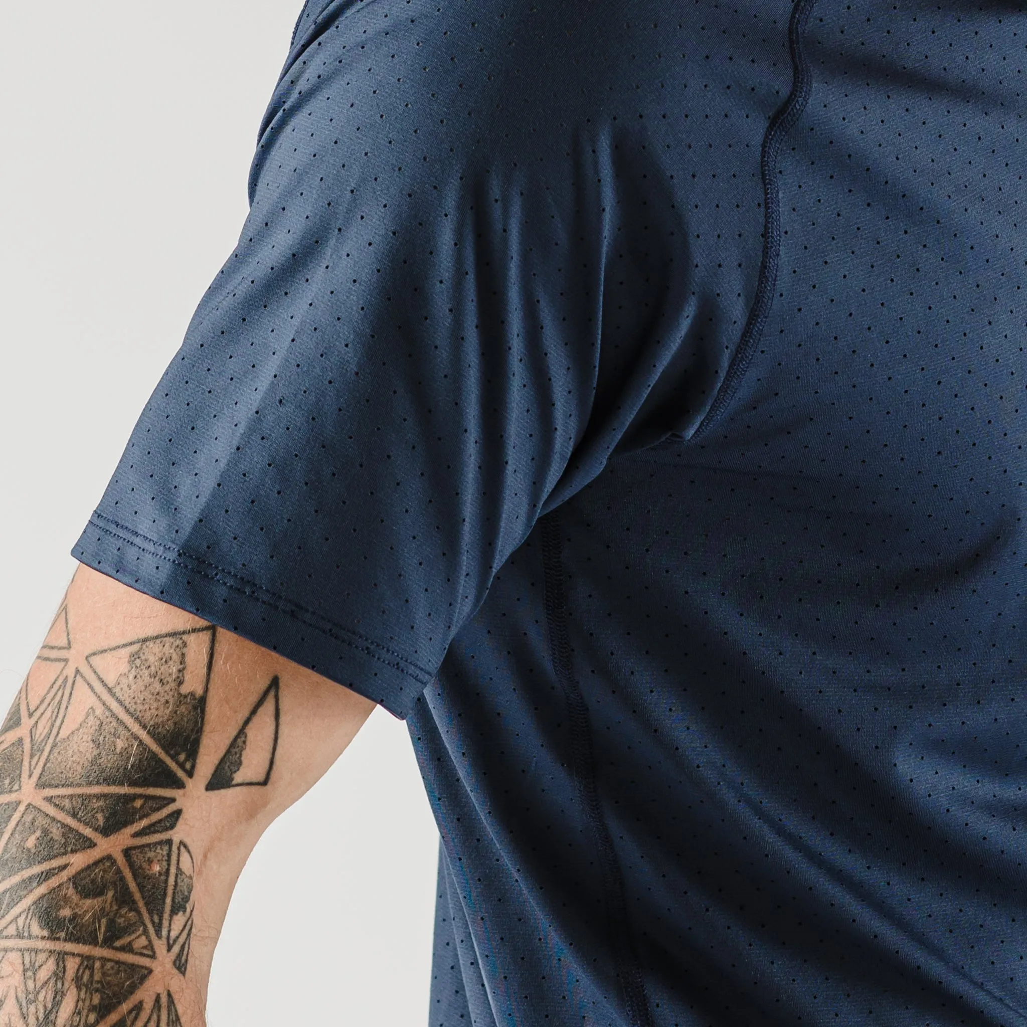 rabbit - ICE Perf Tee SS - Dress Blues - Men's