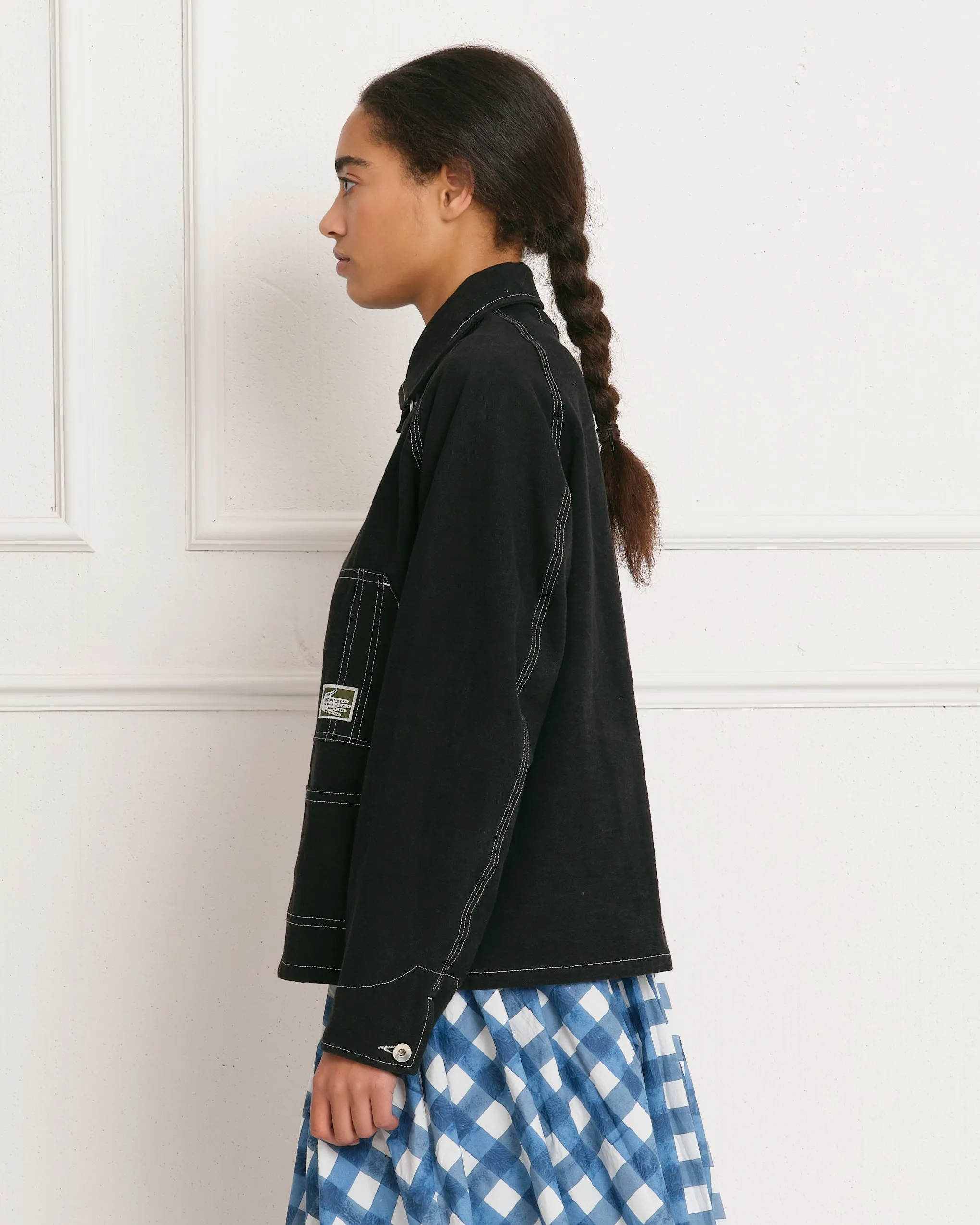 Railroad Jacket - Black Wonky-Wear