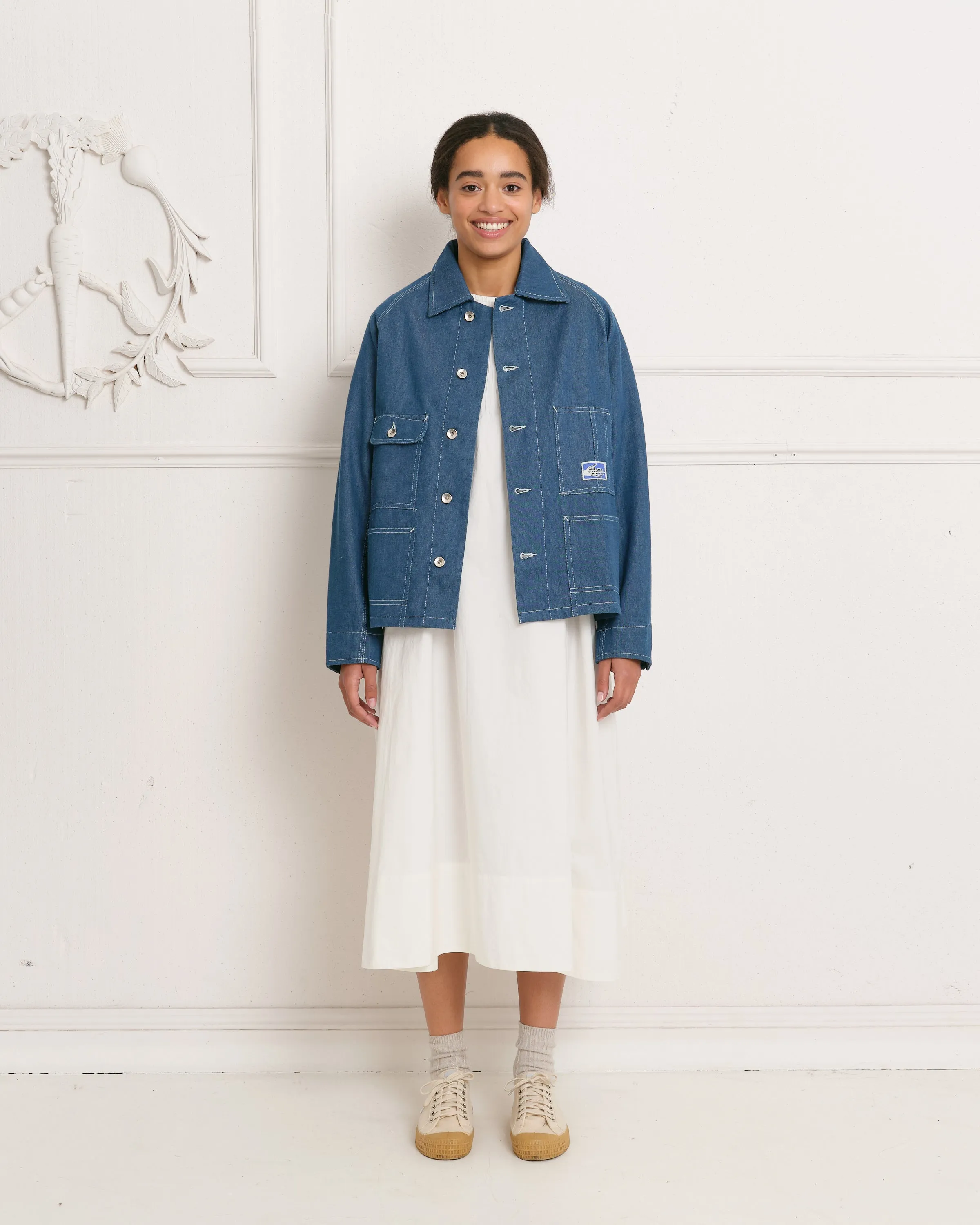Railroad Jacket - Indigo Denim Wonky-Wear