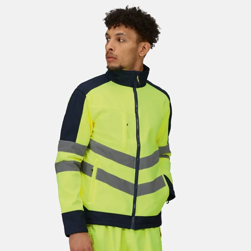 Regatta Hi Vis Waterproof Softshell TRA625
