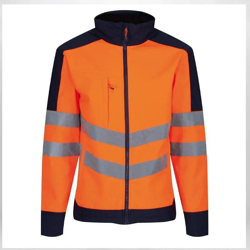 Regatta Hi Vis Waterproof Softshell TRA625