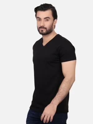 Regular Fit V-Neck Basic Tee - FMTBT19-047
