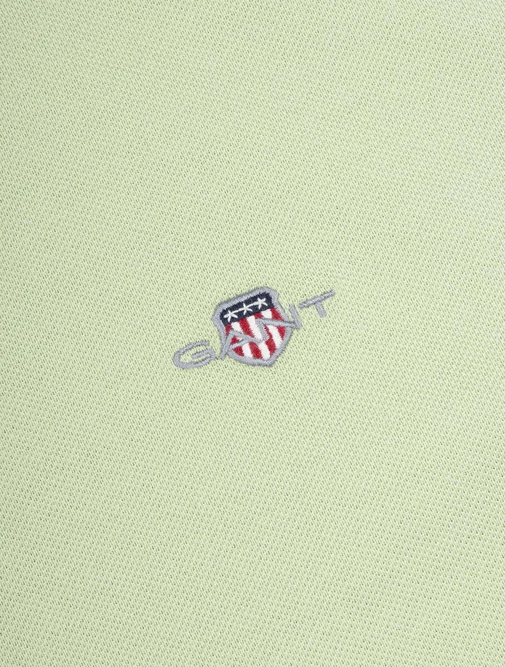 Regular Shield Short Sleeve Pique Polo Milky Matcha