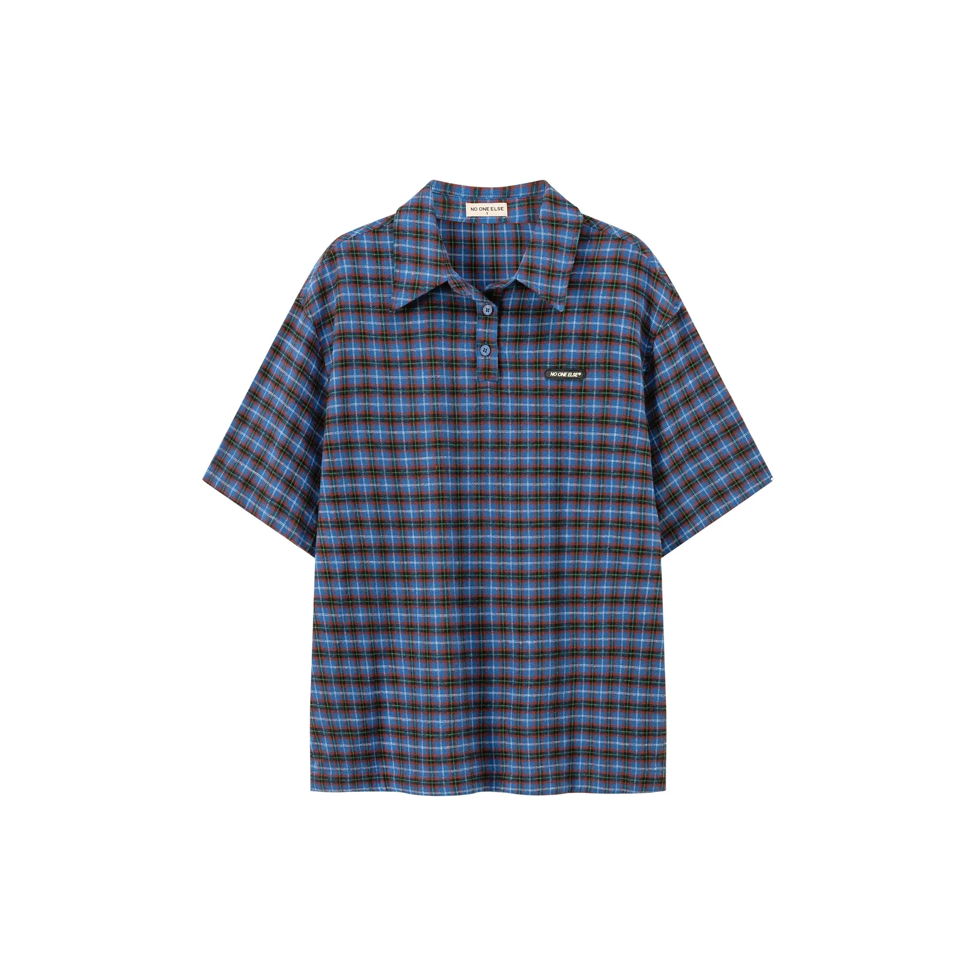 Retro Checked Loose Fit Shirt