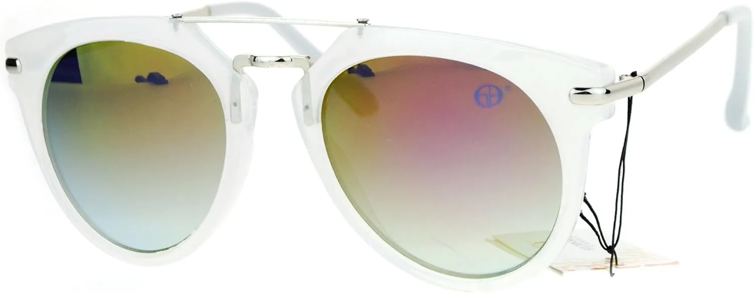 Retro Round Aviator Sunglasses Womens Designer Fashion Aviators