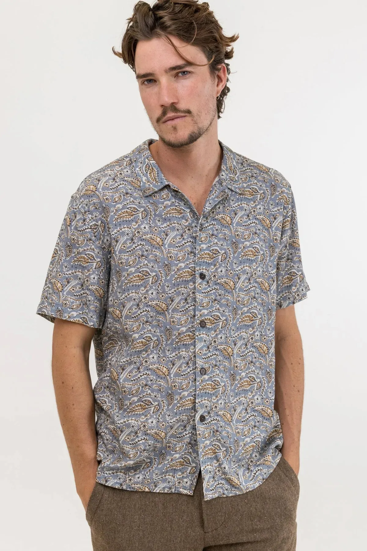 Rhythm Mens Breeze Short Sleeve Shirt