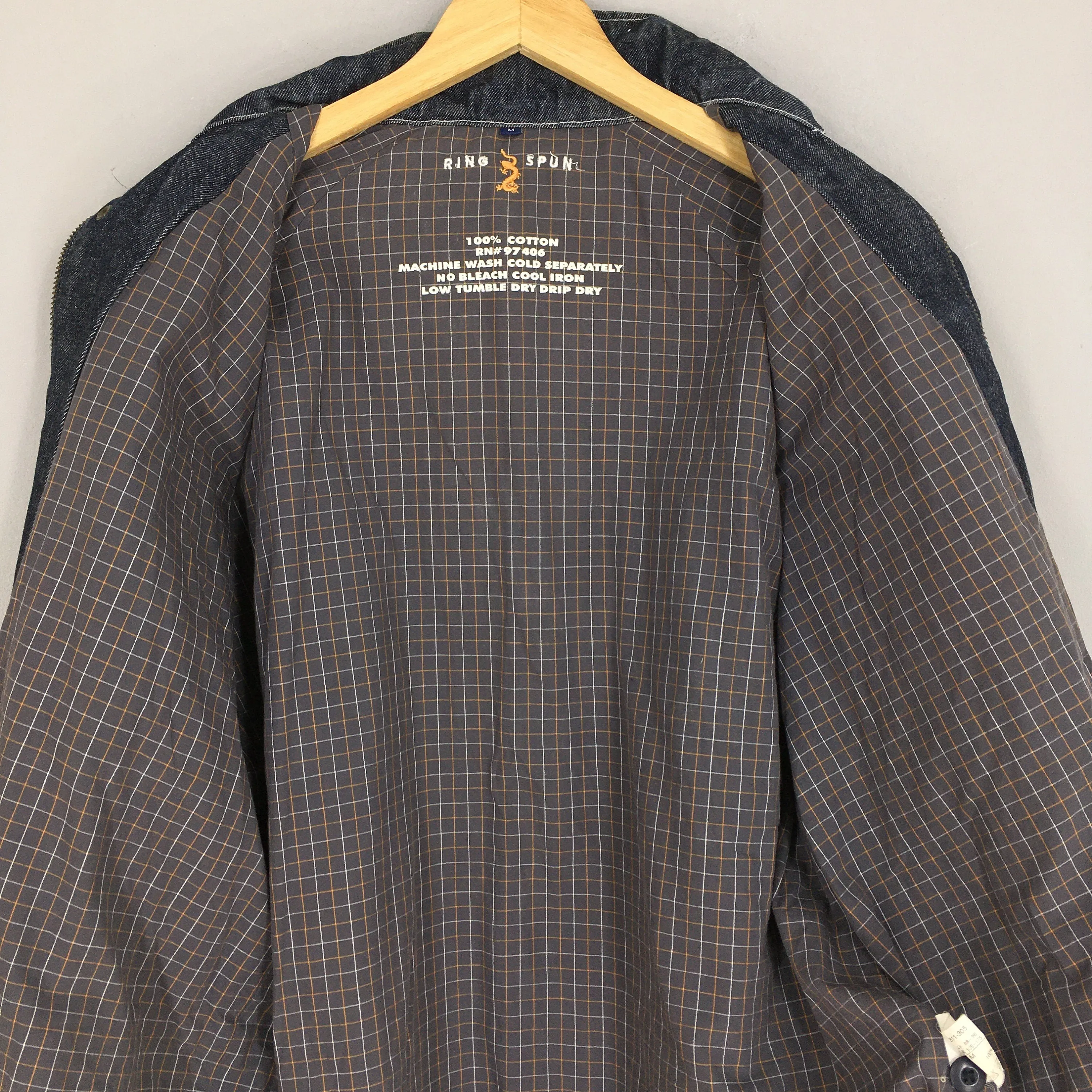 Ringspun Denim Chore Workers Jacket Labour Medium