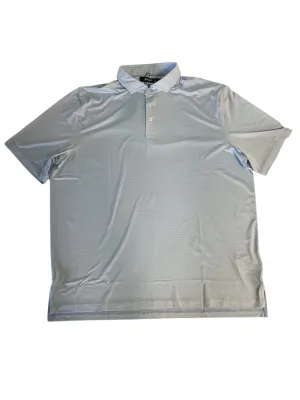 RLX Ralph Lauren Mens Regular Fit Polo Golf Shirt XL Blue Light Striped