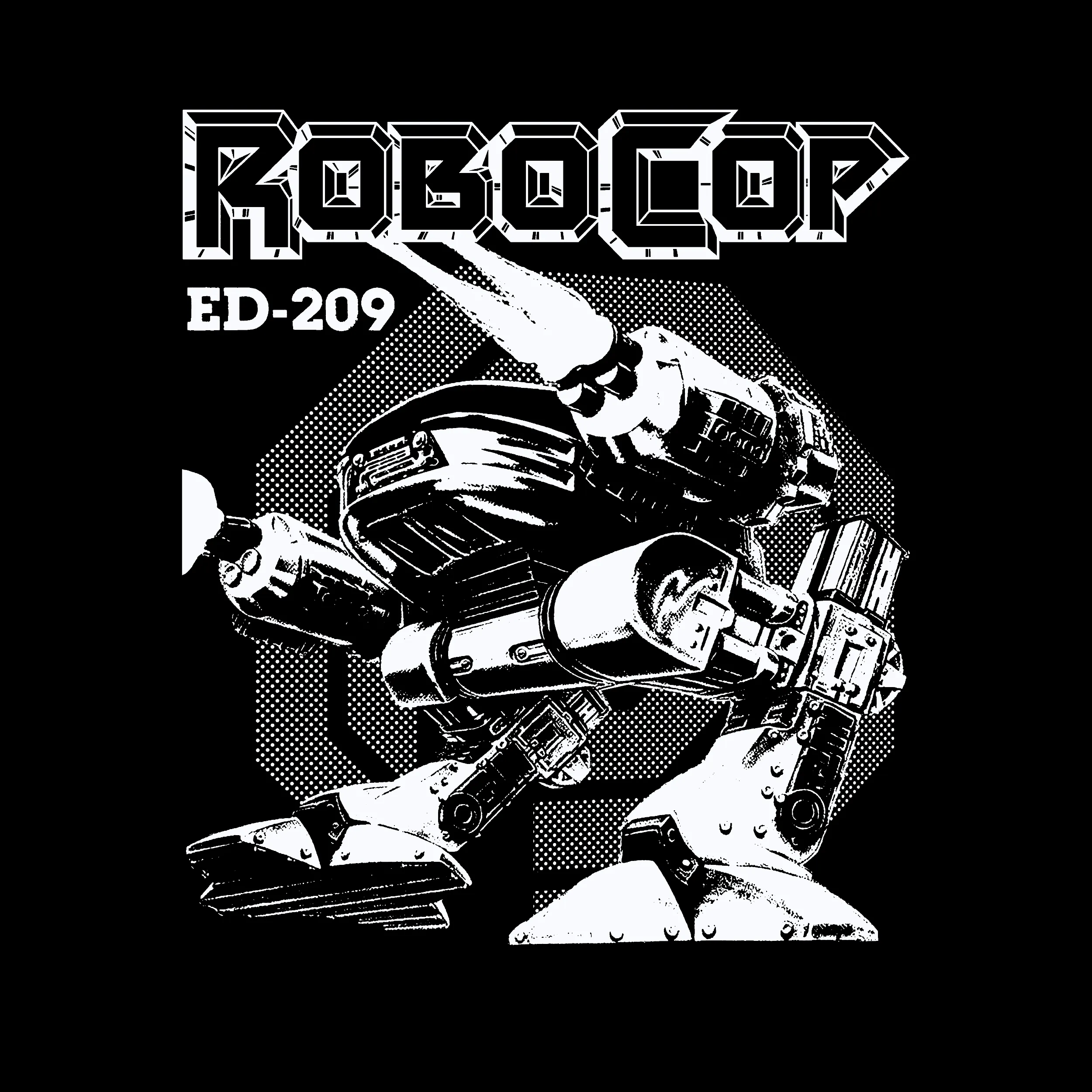 Robocop ED-209 Slim Fit Tee