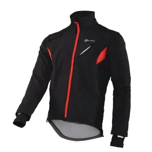 ROCKBROS Winter Cycling Jacket for Men Windproof Thermal Reflective