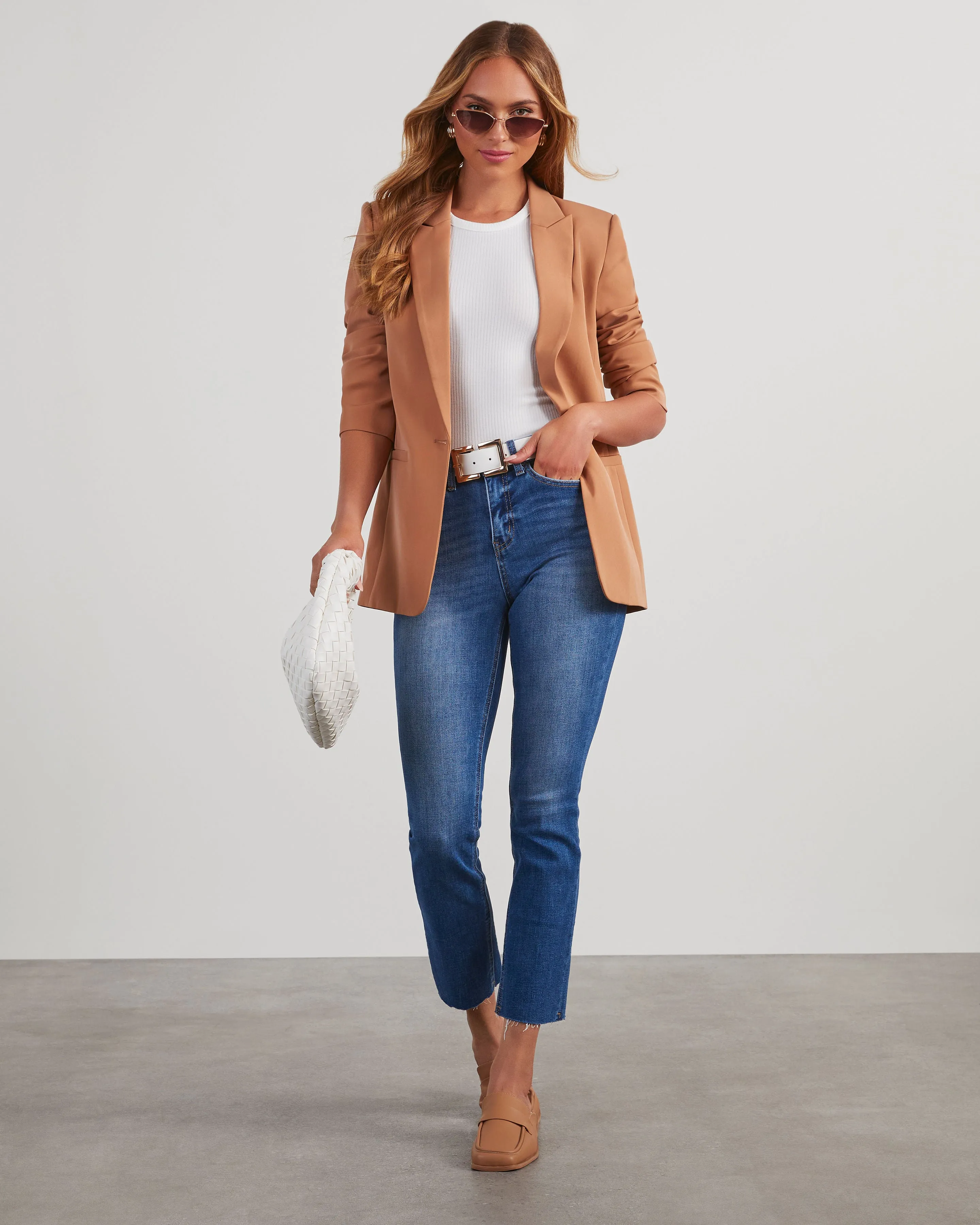 Ronnie High Rise Straight Leg Jeans