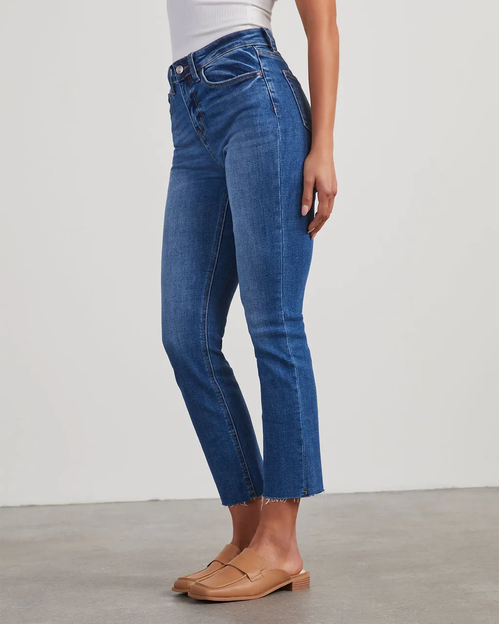 Ronnie High Rise Straight Leg Jeans
