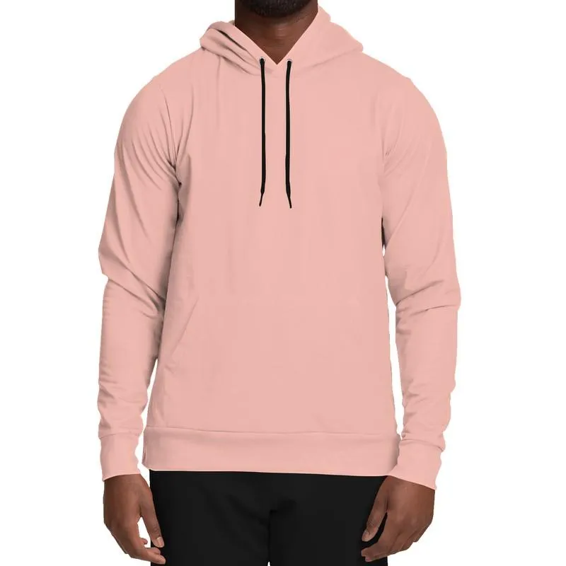 Rose Gold Hoodie | Unisex | with PLUS sizes | Bright Pale Pastel Pink Red | C0M30Y22K0