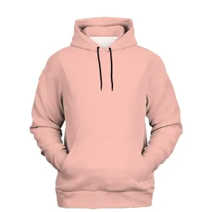 Rose Gold Hoodie | Unisex | with PLUS sizes | Bright Pale Pastel Pink Red | C0M30Y22K0