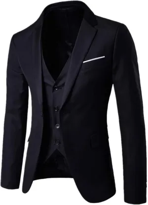 RTRDE Men's Casual Jacket Sport Coat Casual Blazer Button Business Suit Jacket Casual For Men, S-3XL