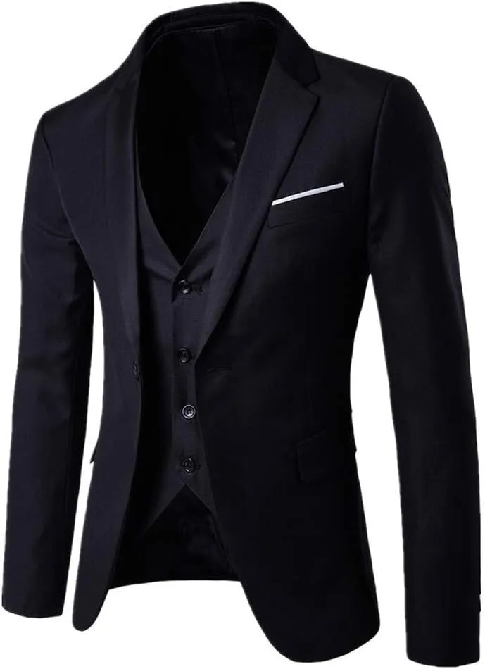 RTRDE Men's Casual Jacket Sport Coat Casual Blazer Button Business Suit Jacket Casual For Men, S-3XL