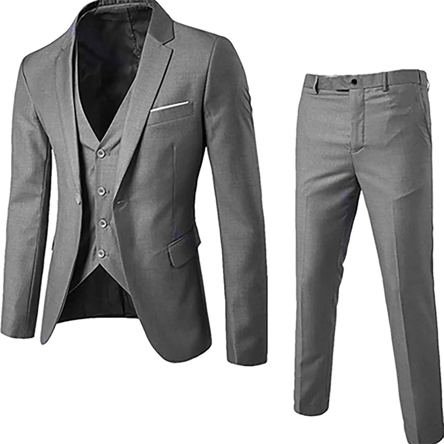 RTRDE Men's Casual Jacket Sport Coat Casual Blazer Button Business Suit Jacket Casual For Men, S-3XL