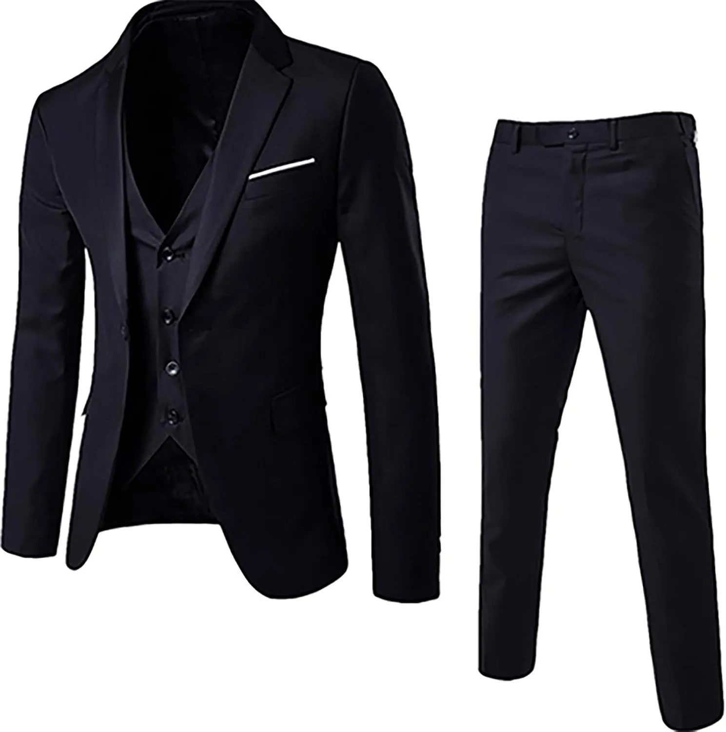 RTRDE Men's Casual Jacket Sport Coat Casual Blazer Button Business Suit Jacket Casual For Men, S-3XL