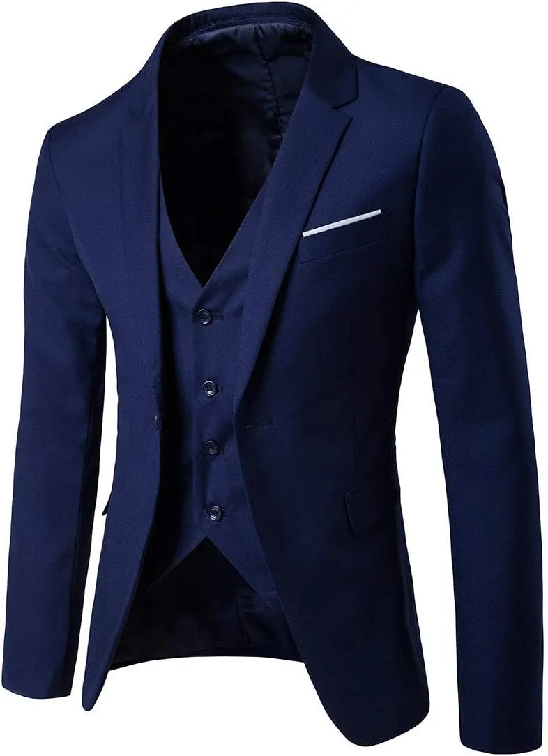 RTRDE Men's Casual Jacket Sport Coat Casual Blazer Button Business Suit Jacket Casual For Men, S-3XL