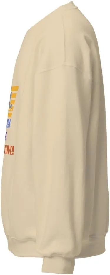 Runners Lifestyle Retro Bold Graphic Unisex Sweatshirt- Run Recover Repeat Relax Colorful Graphic Pullover Long Sleeve