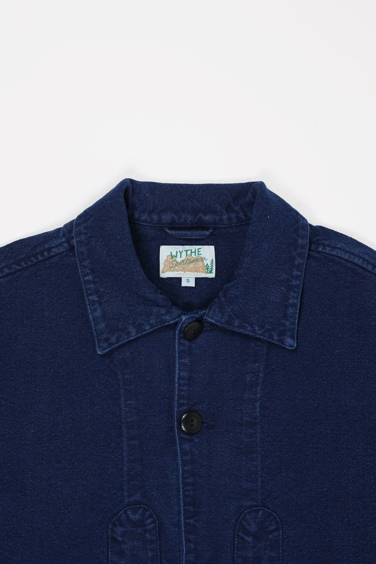 Rustic Plainweave Hunting Jacket - Indigo