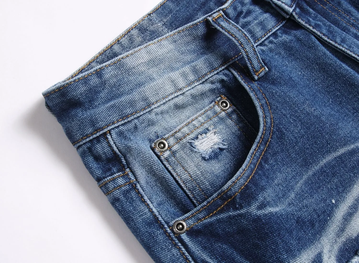 RXXKKK Men's Regular Slim Fit Jeans