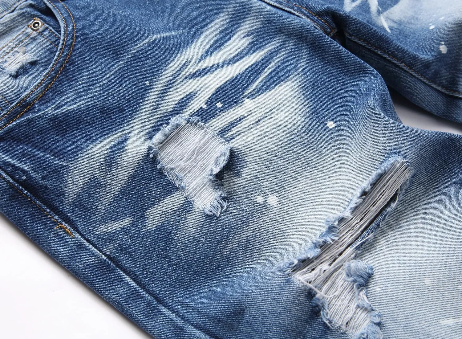 RXXKKK Men's Regular Slim Fit Jeans