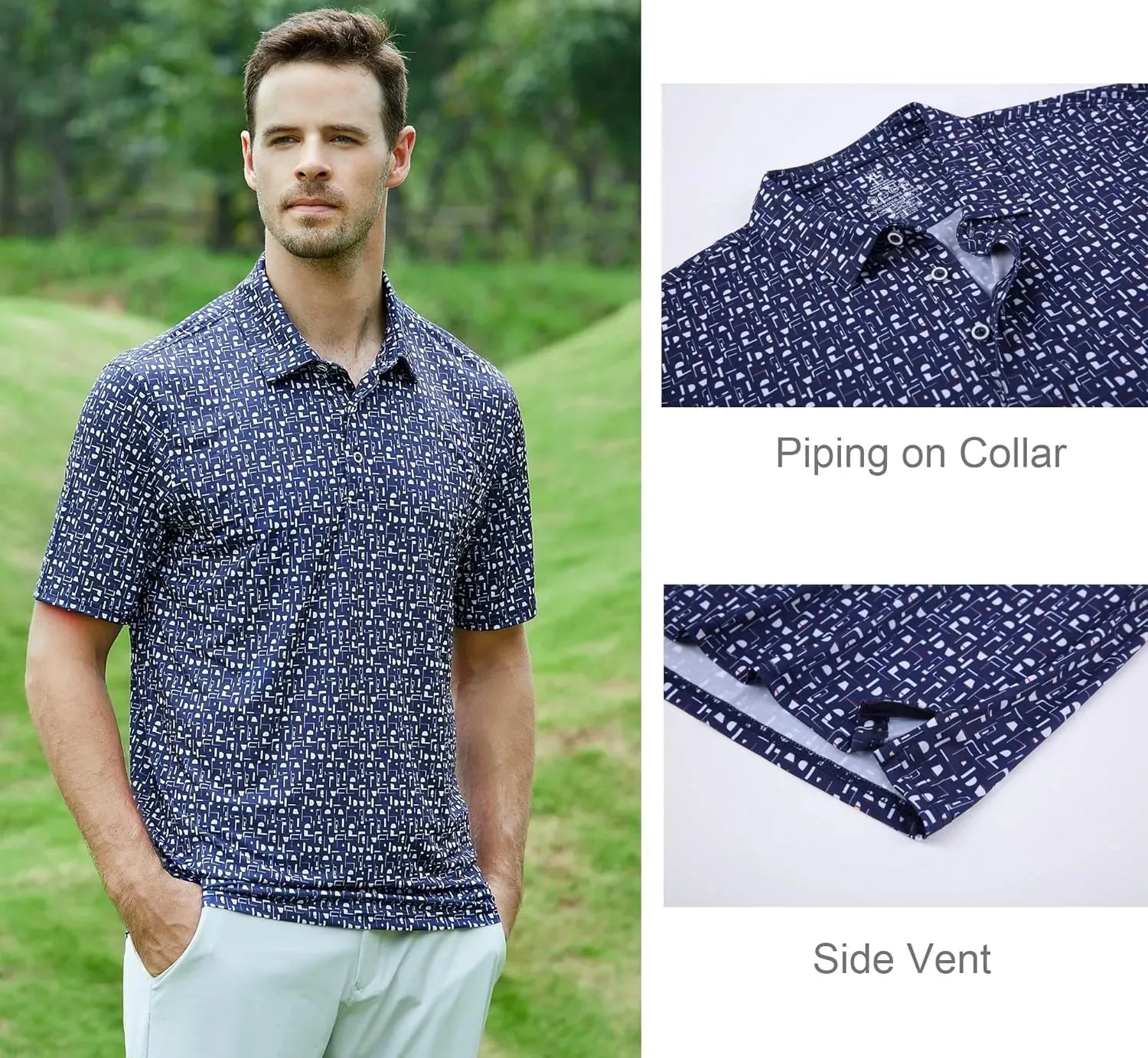 Ryan - Men's Quick-Drying Golf Polo Shirt