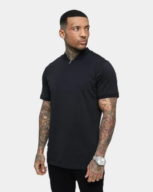 Saint Morta Loom Polo Shirt Black/Black