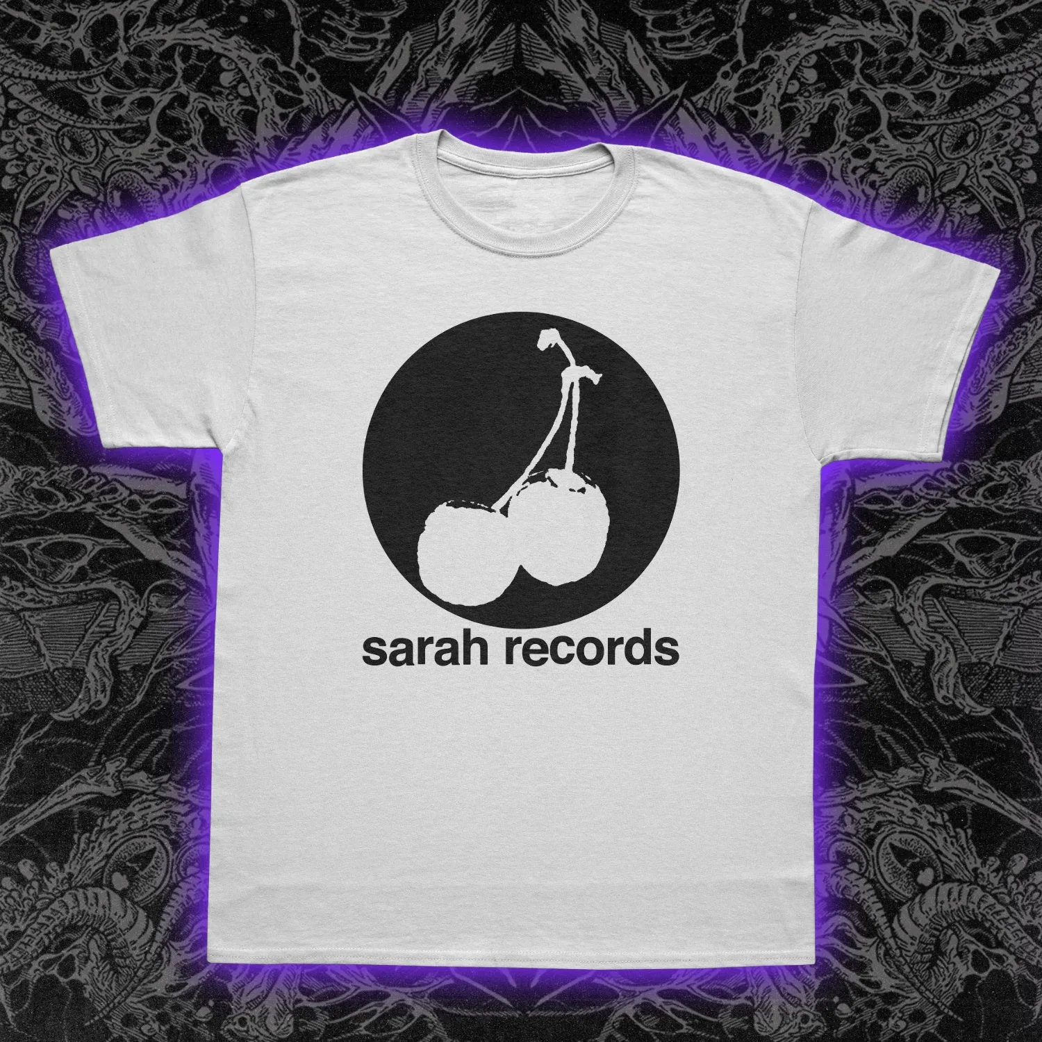 Sarah Records Cherry Slim Fit Tee