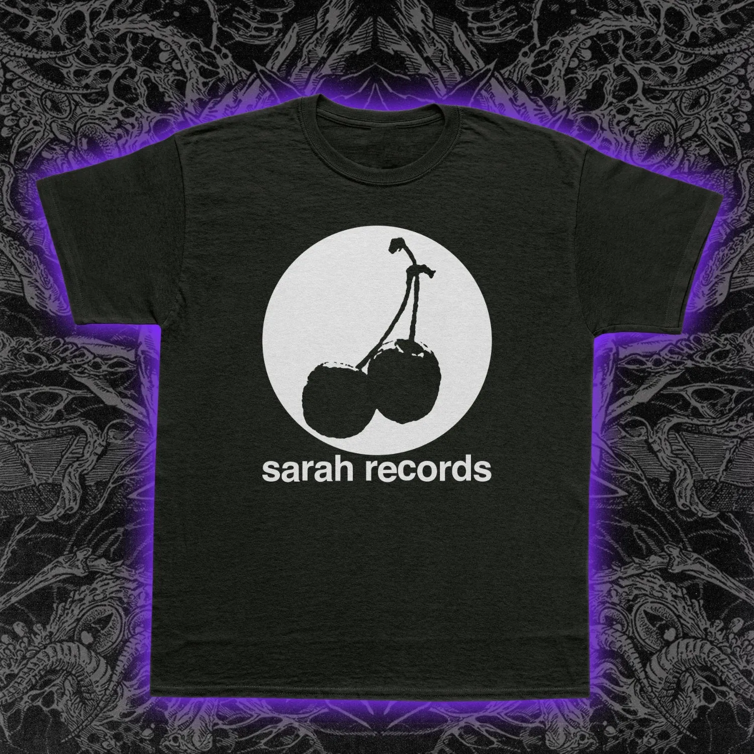Sarah Records Cherry Slim Fit Tee